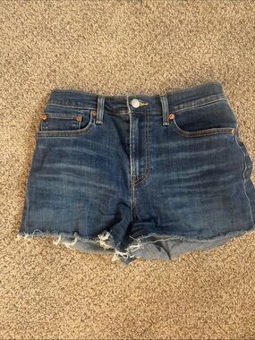 Levi’s 501 Denim Cutoff Women's Shorts - Dark Blue